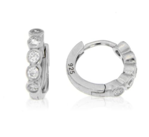 Orecchini Huggie Hoop Cipollini Irene - Orecchini Donna Argento 925