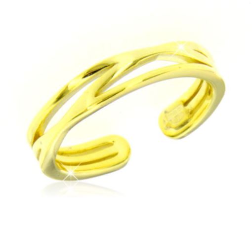 Anello Regolabile Elenia - Anello Donna Oro Placcato 18K