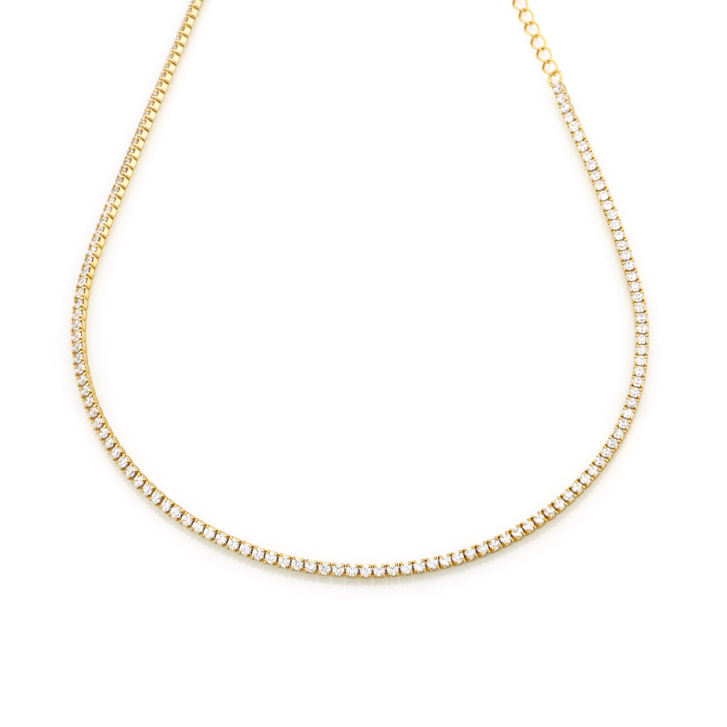 Collana Tennis Choker Agatha - Collana Donna Oro Placcato 18K