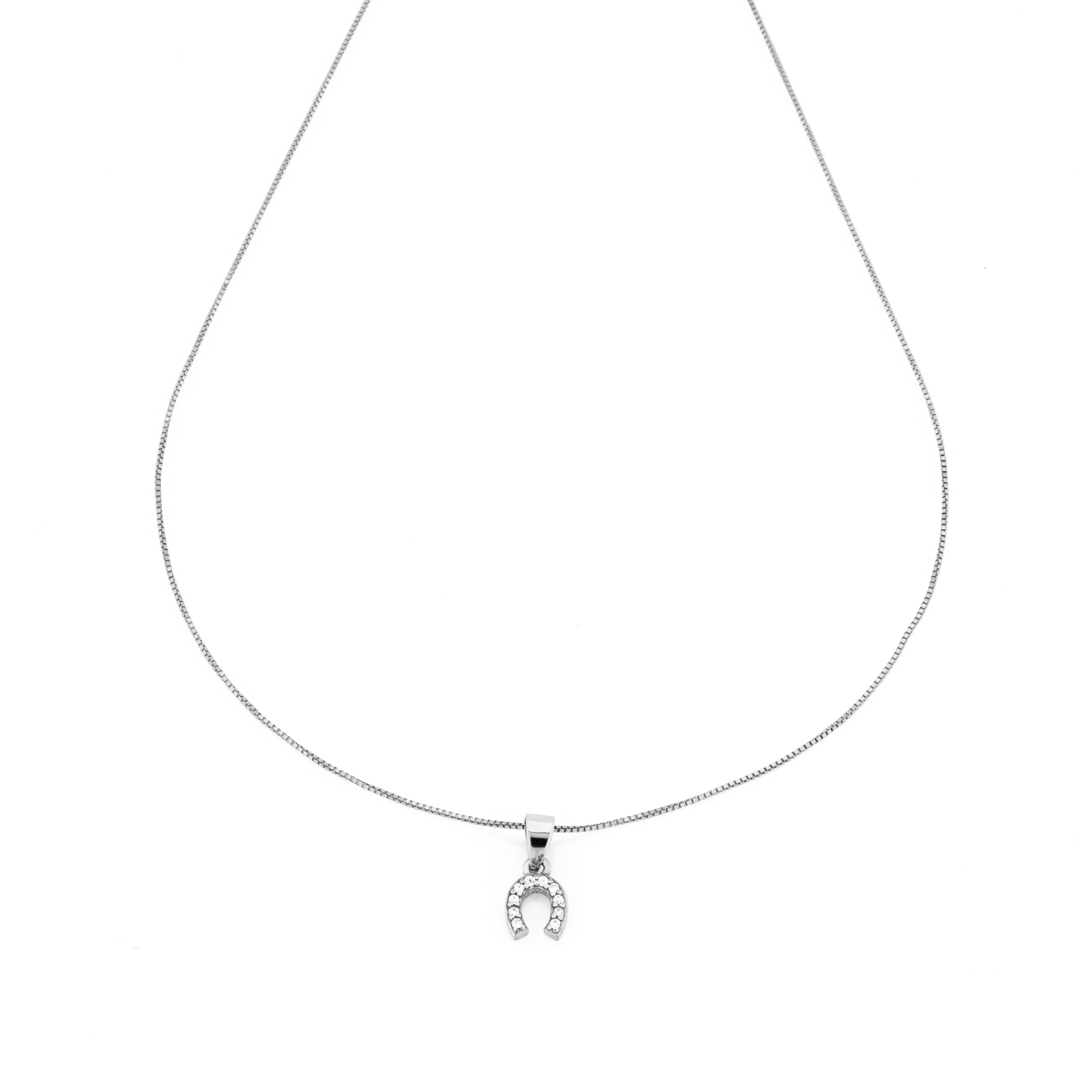Collana Con Pendente Ferro di Cavallo - Collanina Donna Argento 925