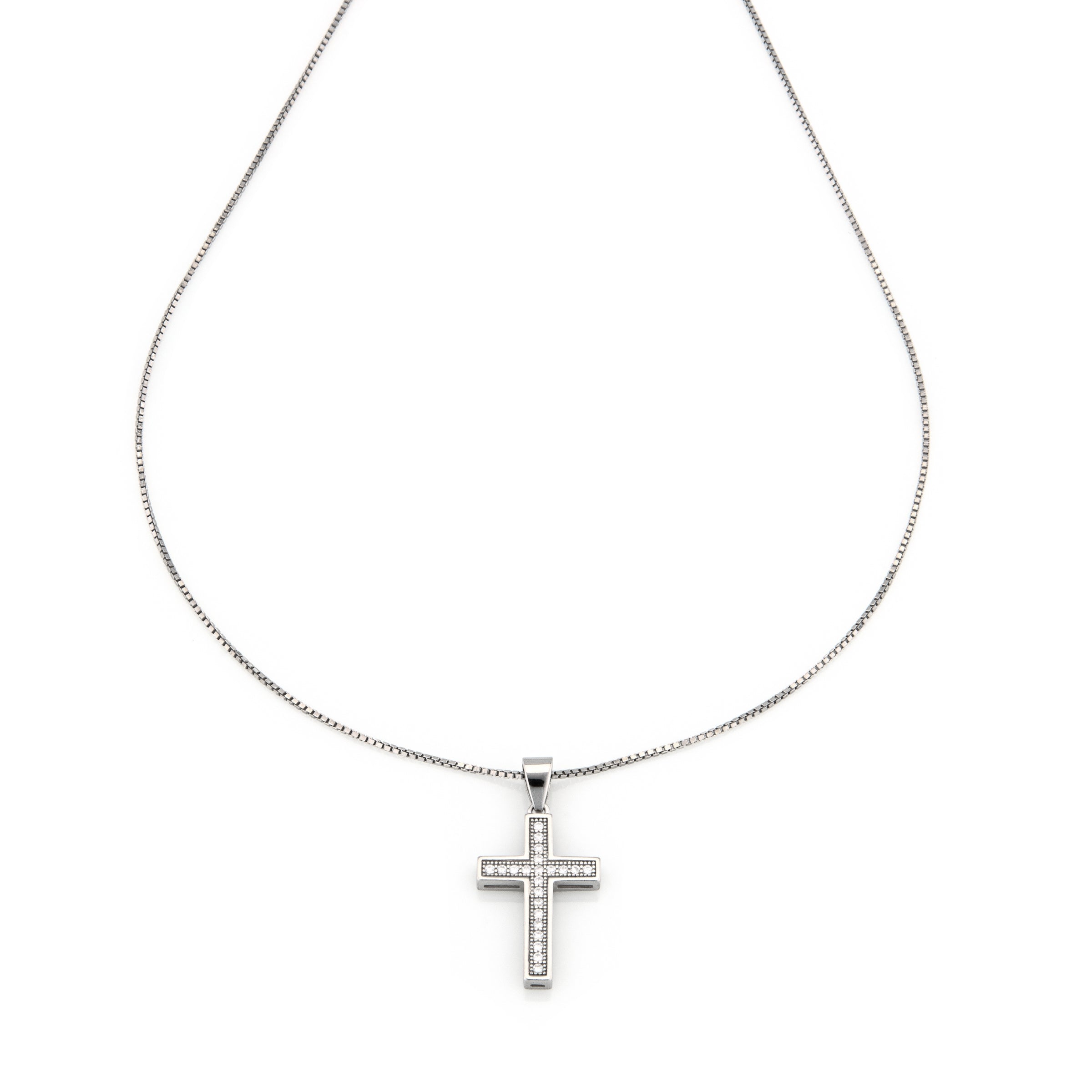 Collana Pendente Croce - Collana Unisex Argento 925