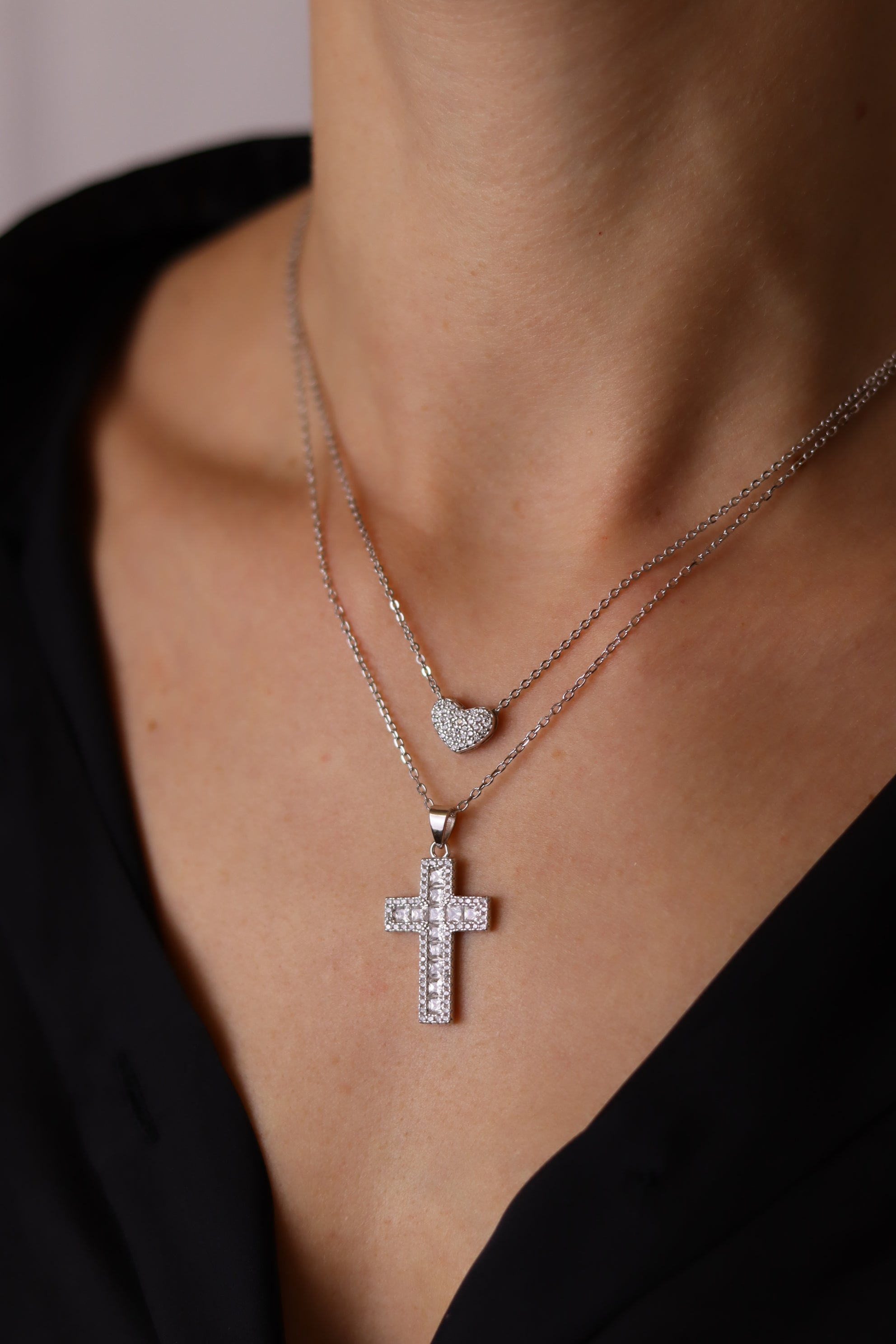 Collana Cuore Evania - Collana Donna Argento 925