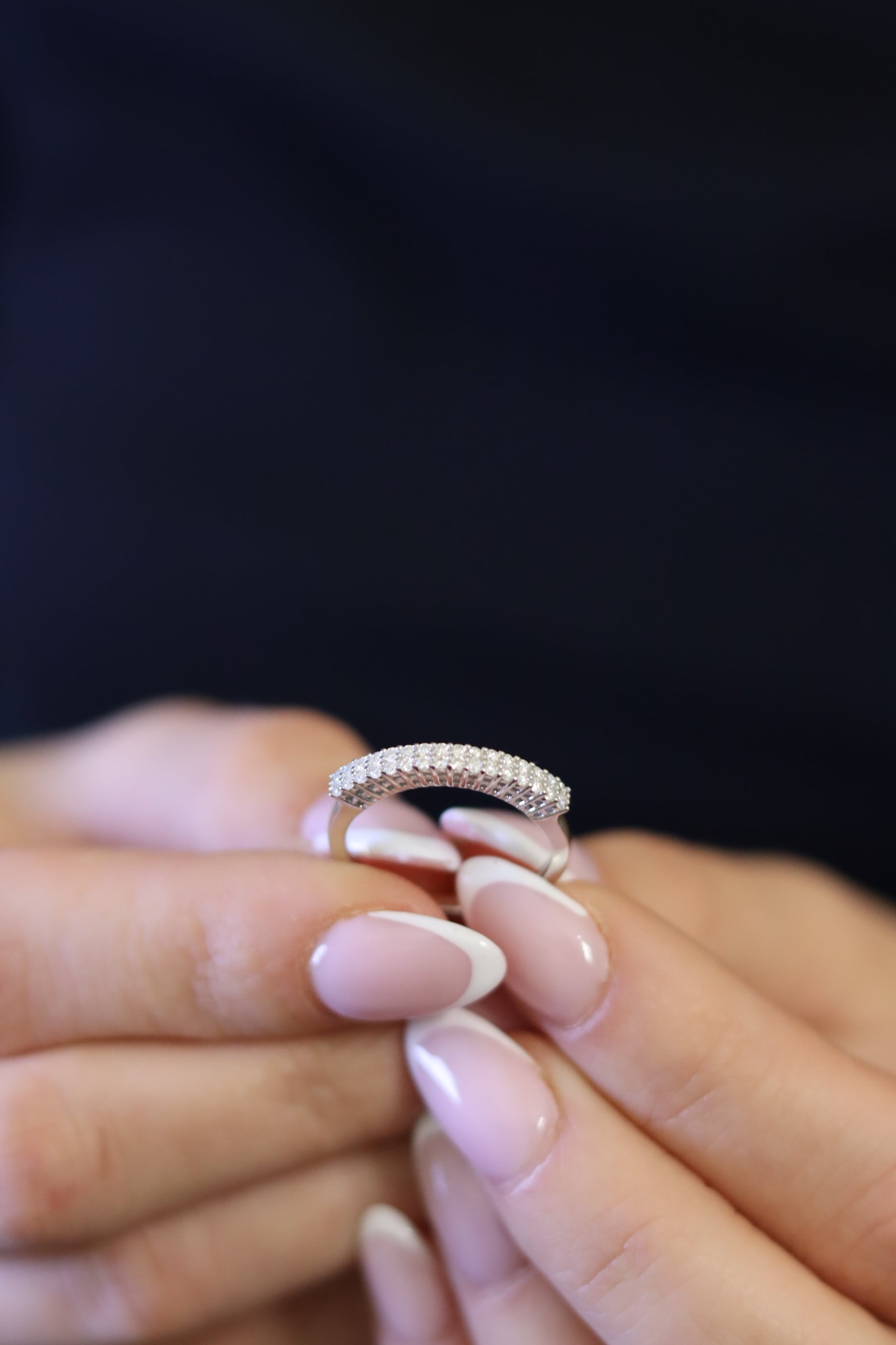 Anello Tiarè Moissanite