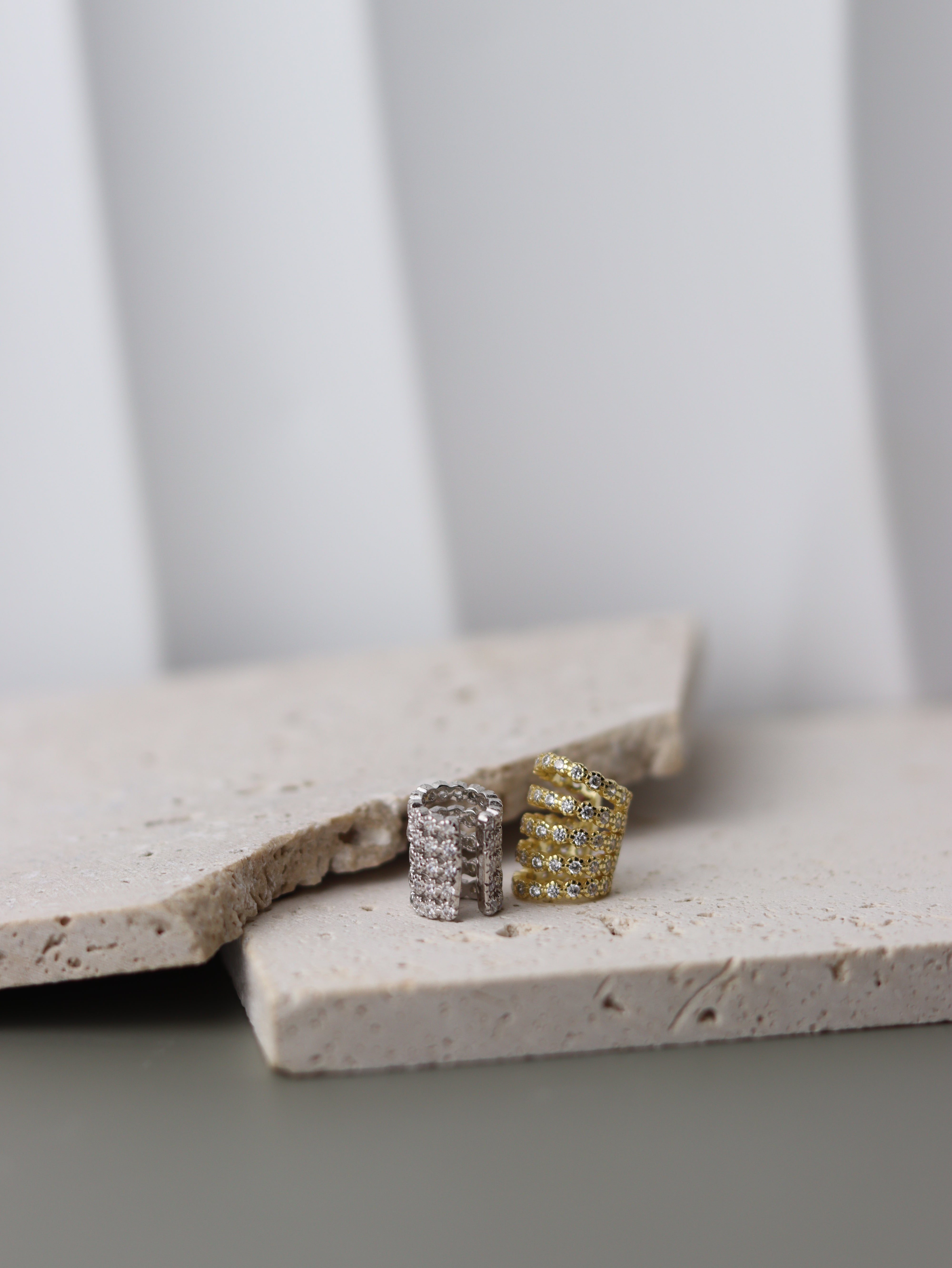 Ear Cuff Valoura - Ear Cuff Donna Argento 925