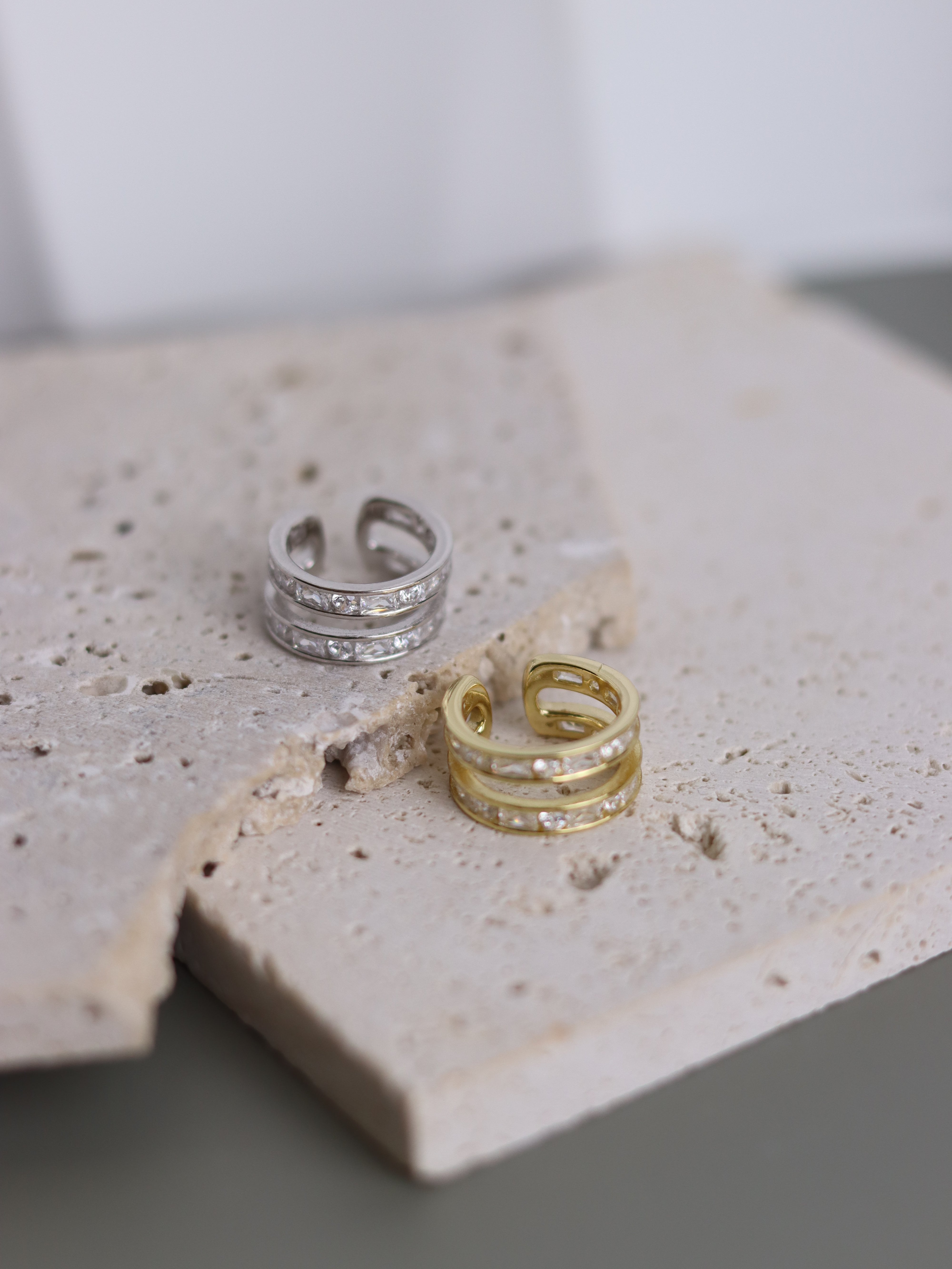 Ear Cuff Tulum - Ear Cuff Donna Argento 925