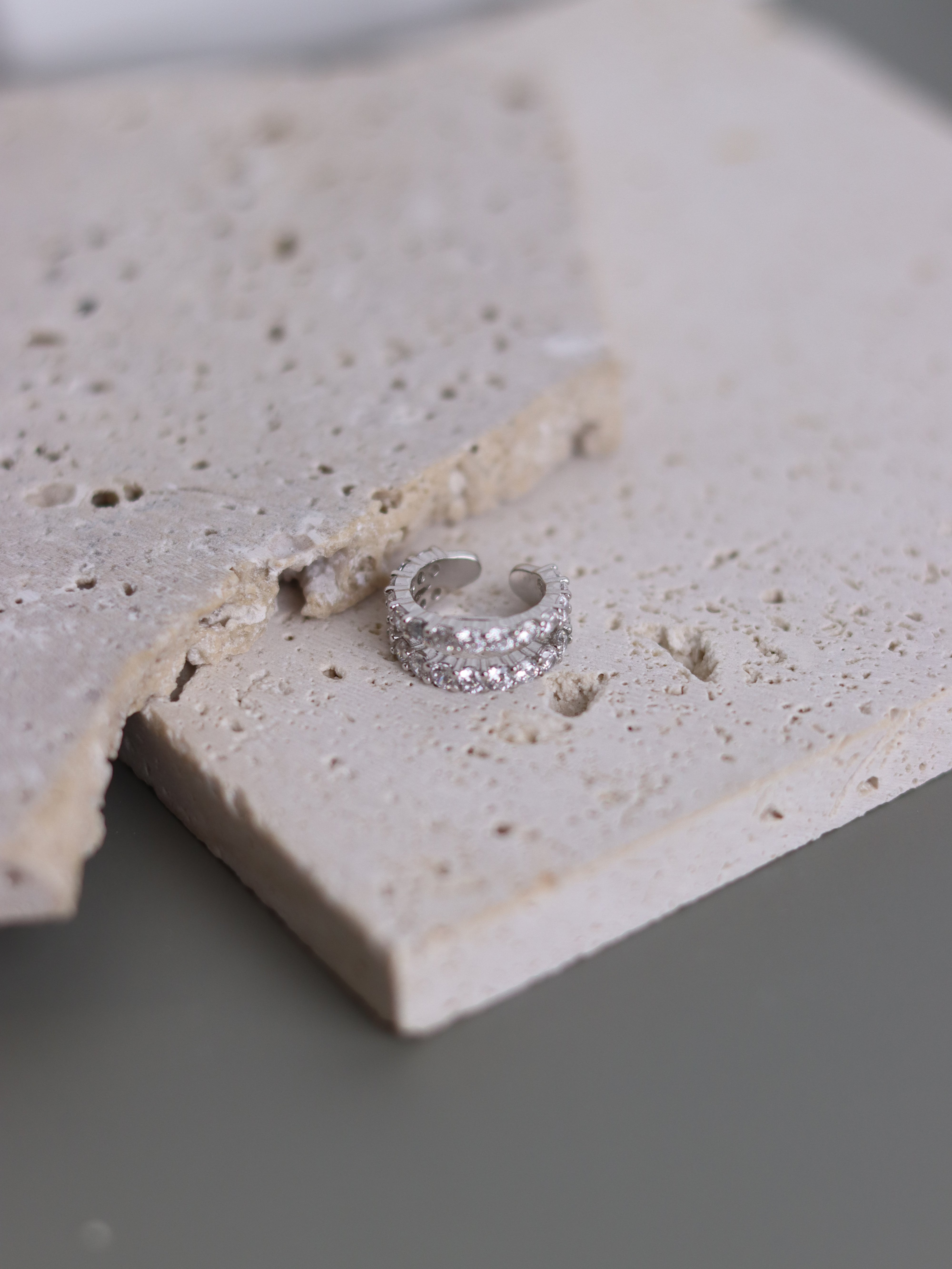 Ear Cuff Lyra - Ear Cuff Donna Argento 925