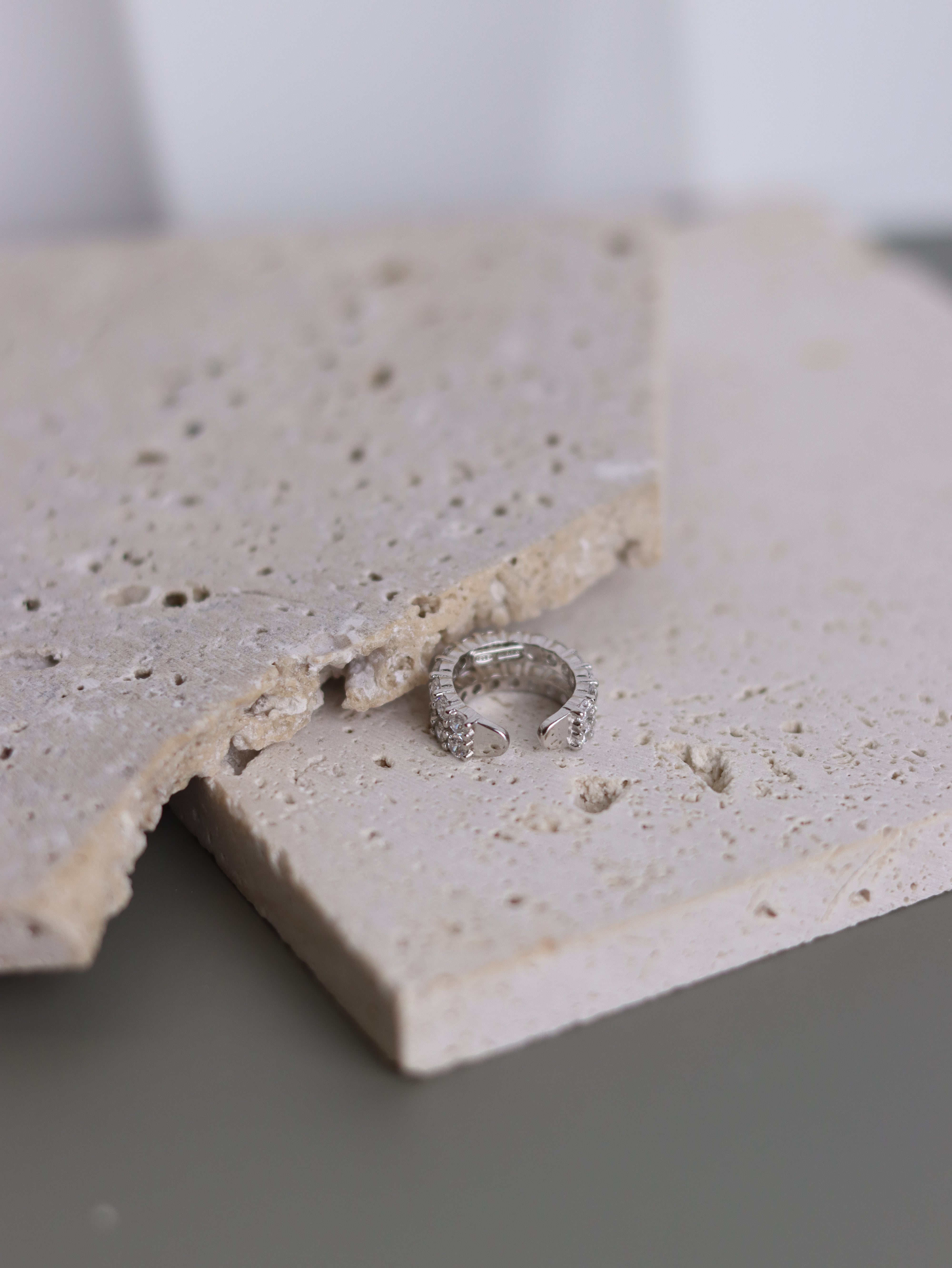 Ear Cuff Lyra - Ear Cuff Donna Argento 925