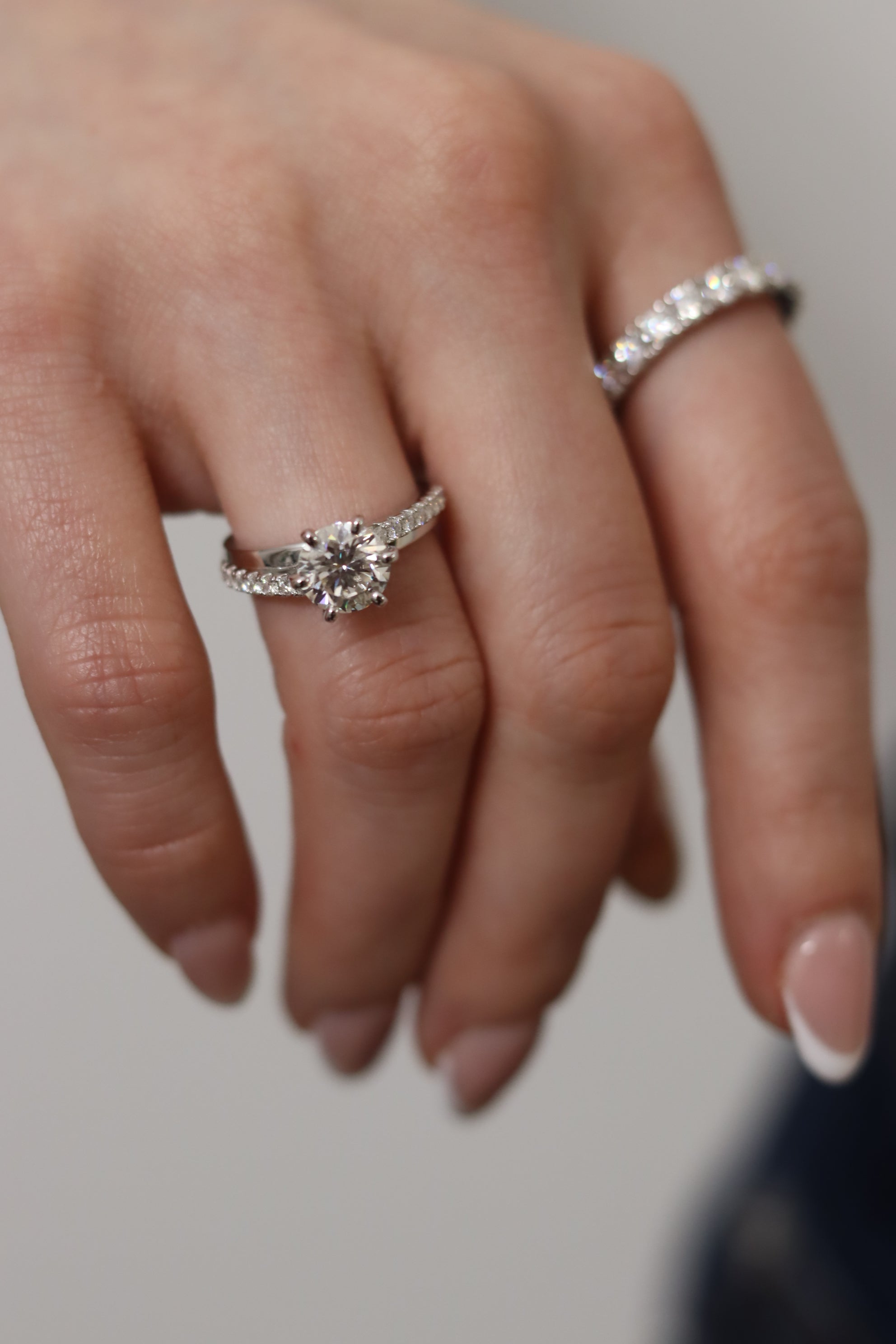 Anello Moissanite - Anello Donna Argento 925