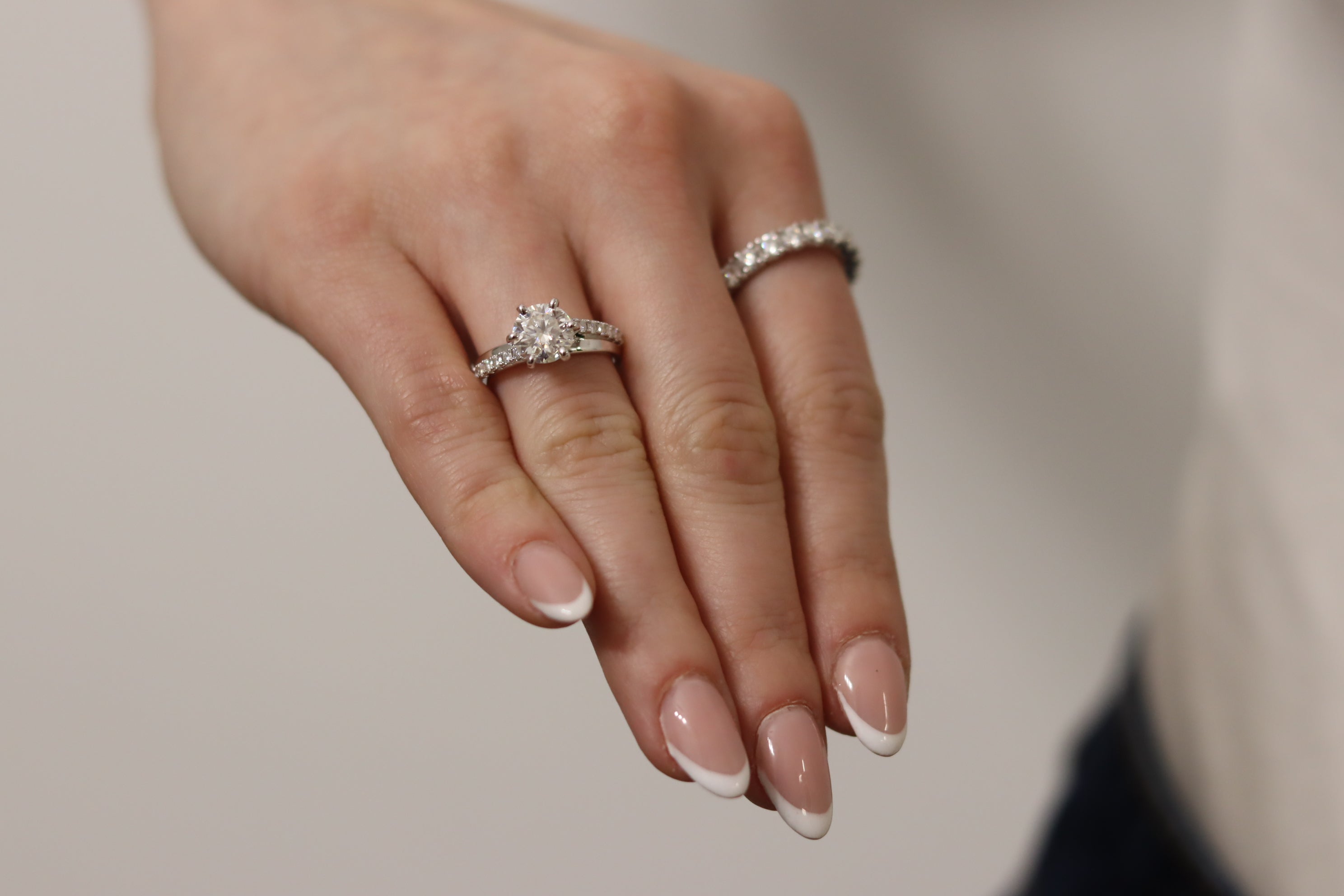 Anello Moissanite - Anello Donna Argento 925