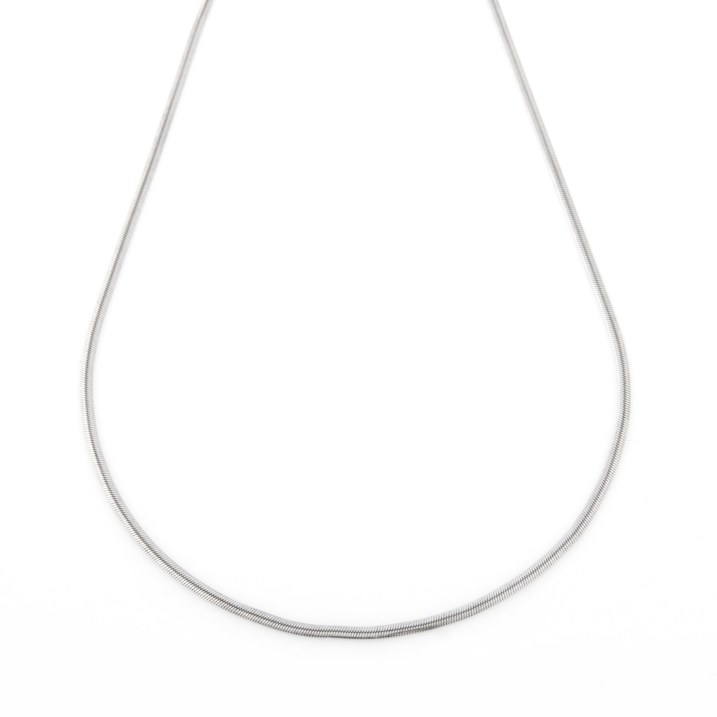 Collana Snake Piattina Piccola - Collana Uomo Argento 925
