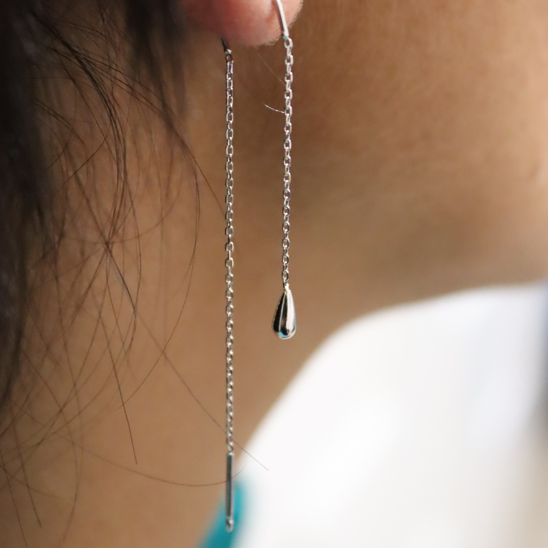Orecchini Pendenti Goccia Amelie - Orecchino Donna Argento 925