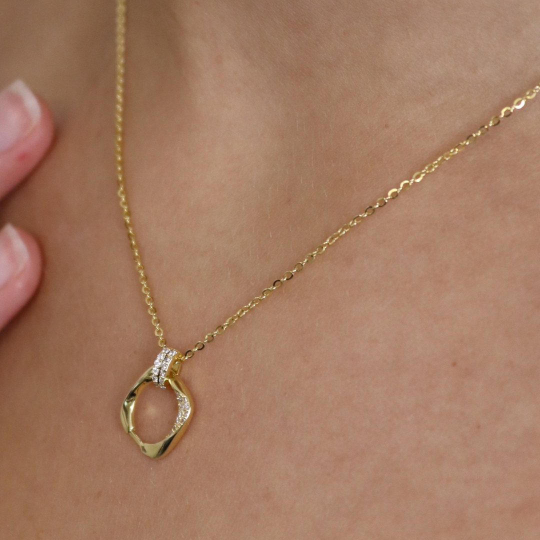 Collana Pendente Quadrato - Collana Donna Argento 925