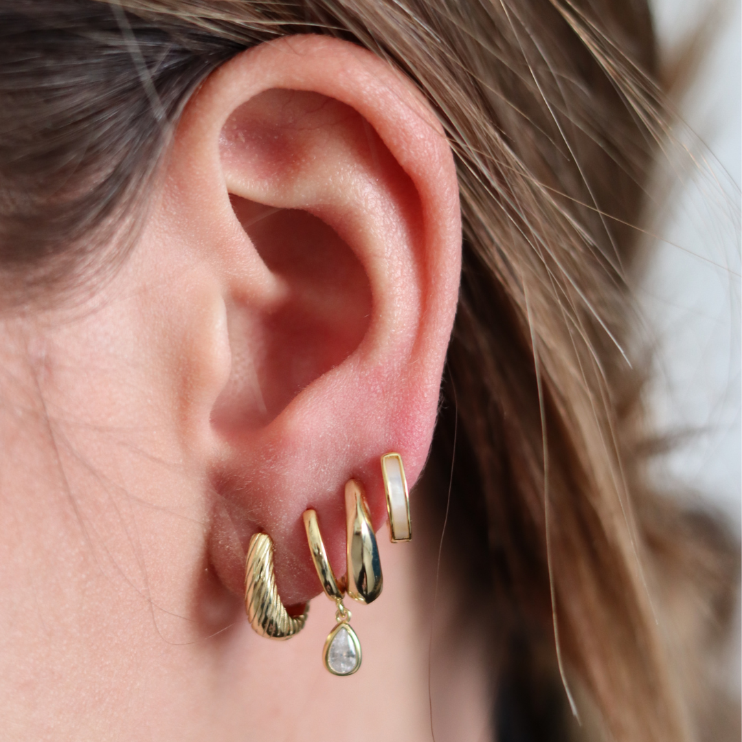 Orecchini con Pendente Goccia - Orecchini Donna Argento 925