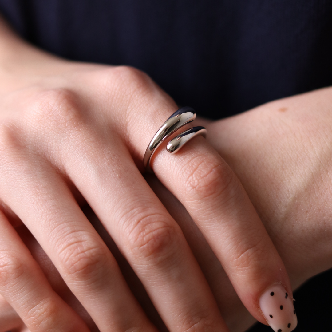 Anello bold Tulipano - Anello Donna Argento 925