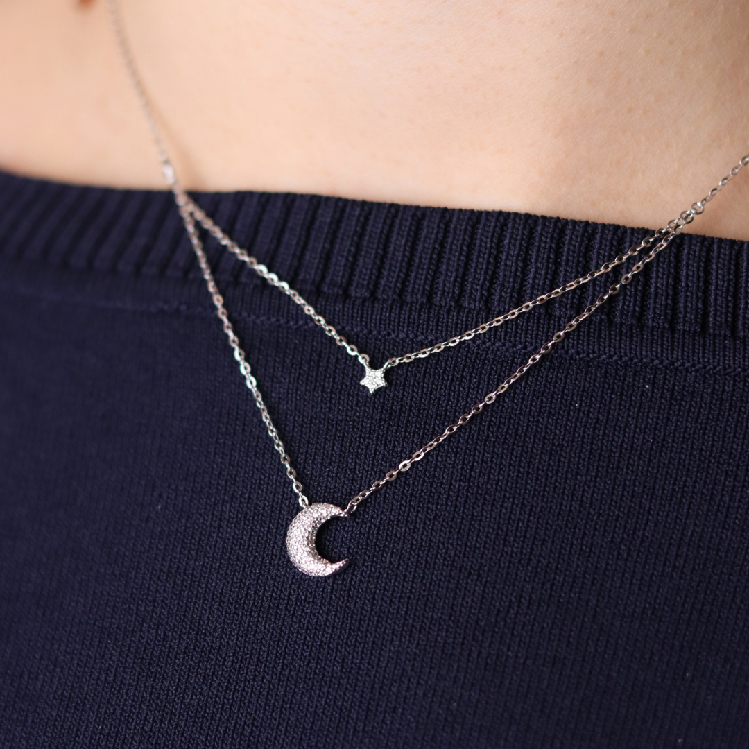 Collana Azzurra - Collana Donna Argento 925