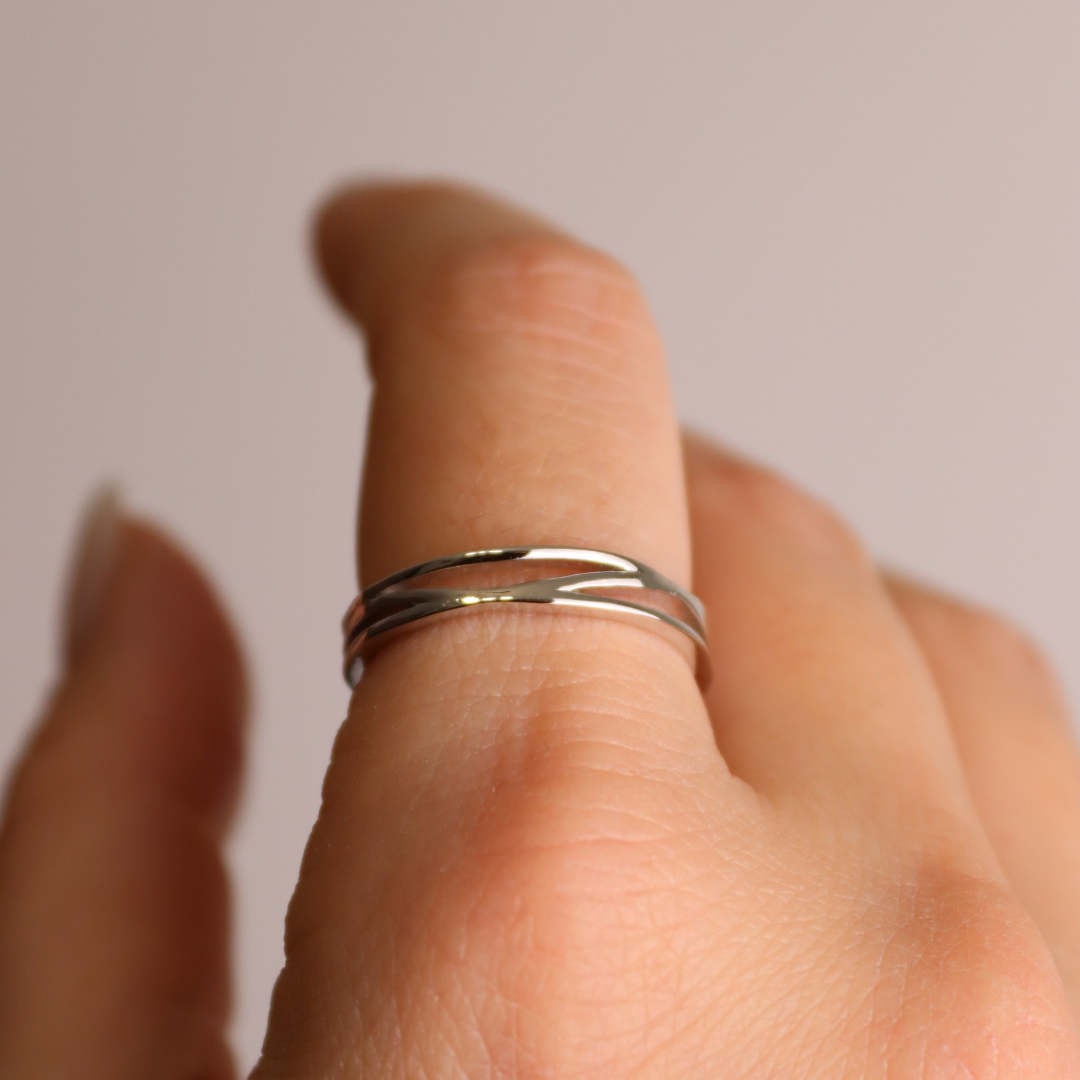 Anello Regolabile Elenia - Anello Donna Argento 925