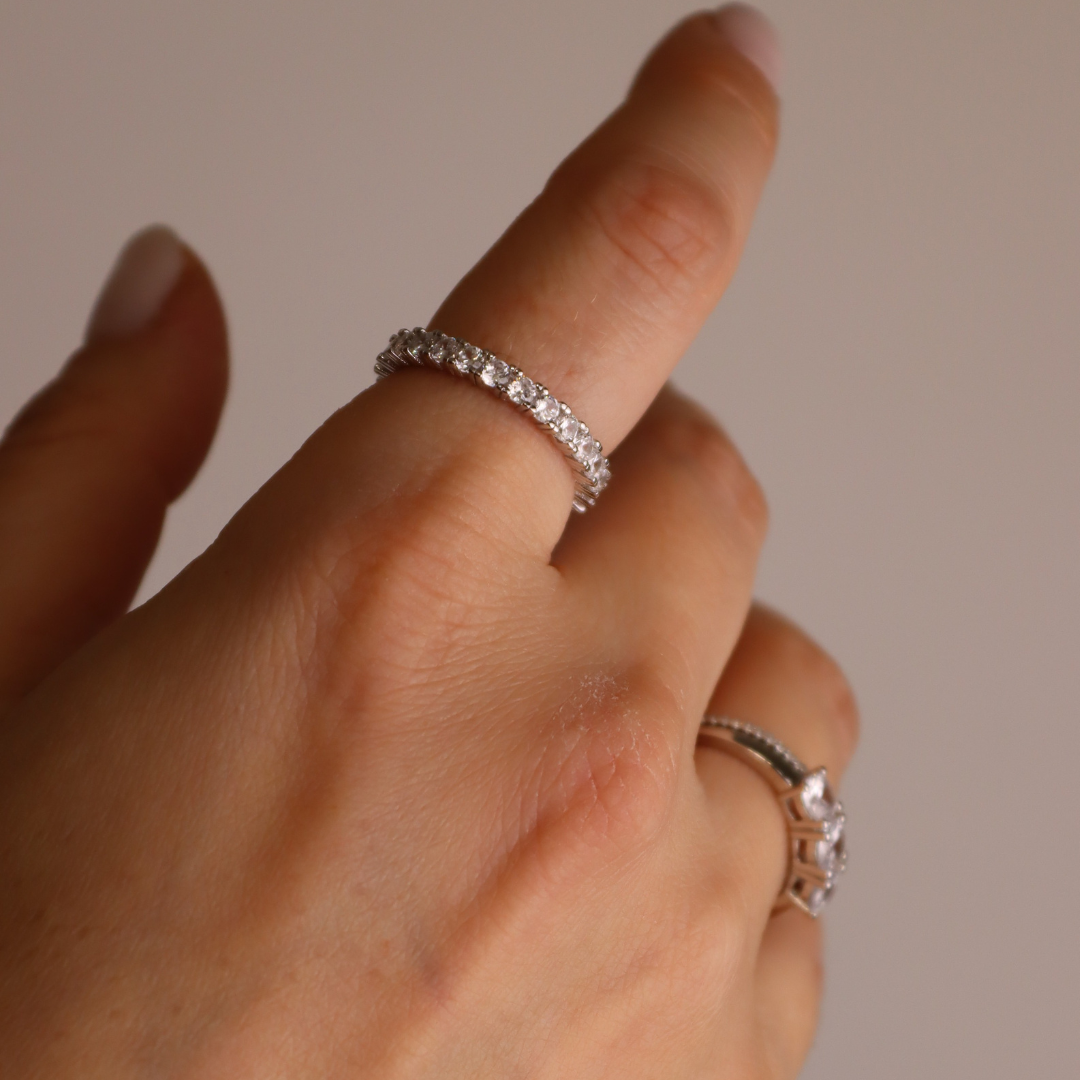 Anello Eternity Veretta Martina - Anello Donna Argento 925