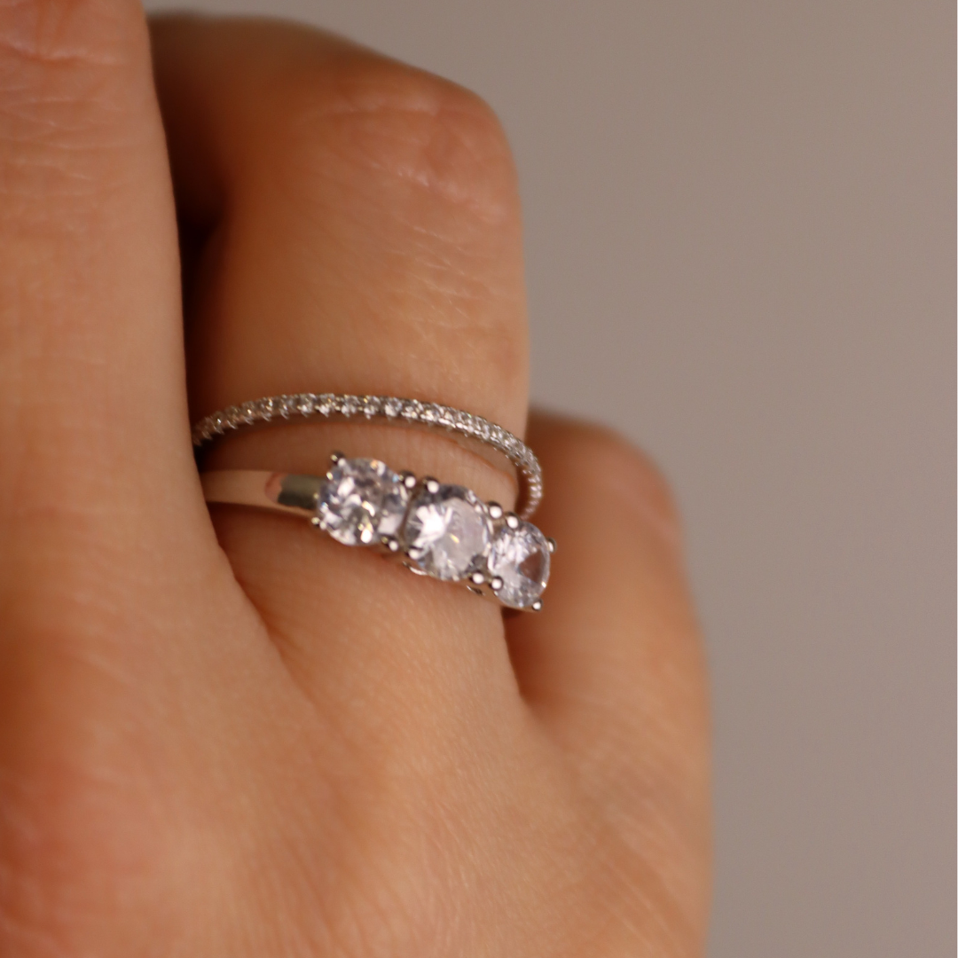 Anello Trilogy Sandra - Anello Donna Argento 925