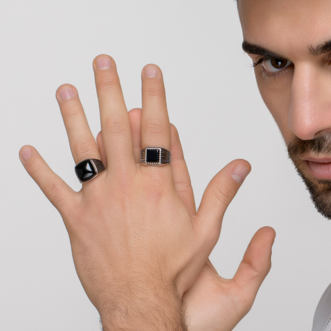 Anello Chevalier Boris - Anello Uomo Argento 925