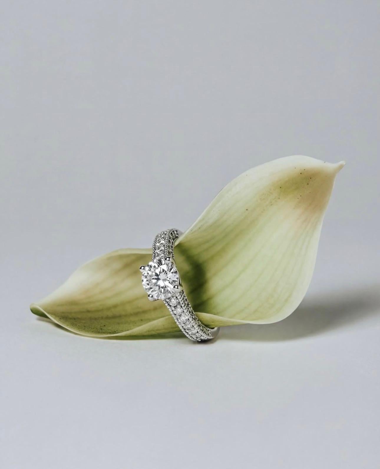 Anello Moissanite - Anello Donna Argento 925