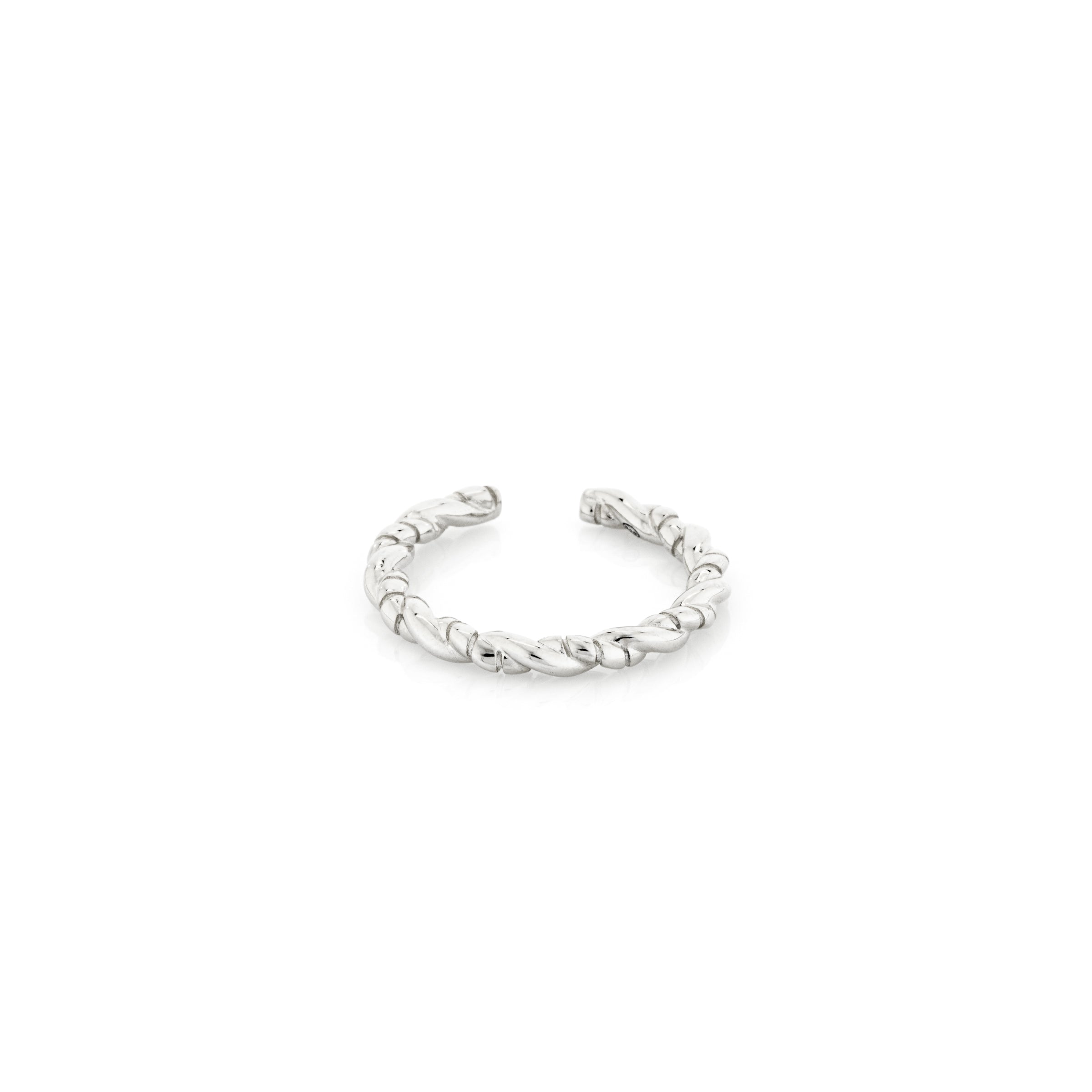 Anello Regolabile Torchon Fiamma - Anello Donna Argento 925
