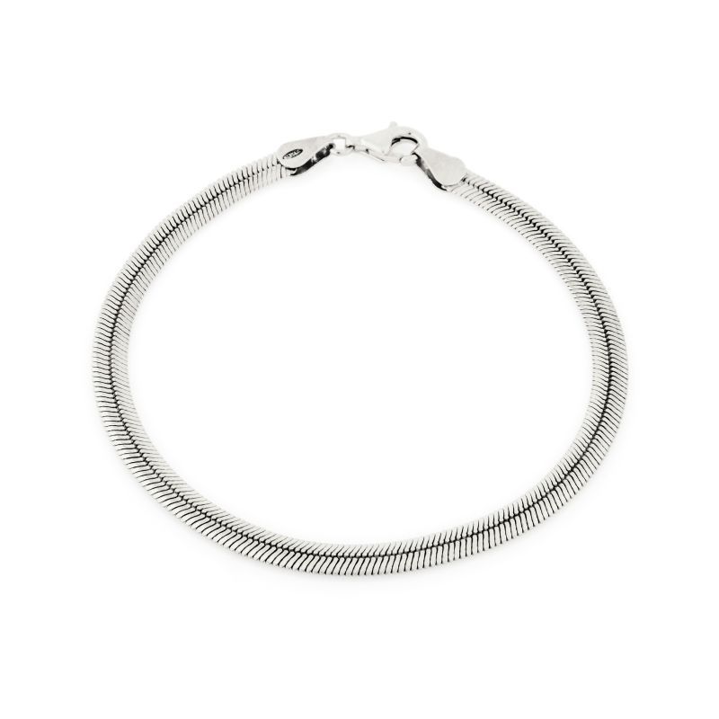 Bracciale Snake Piattina Kyla - Bracciale Donna Argento 925