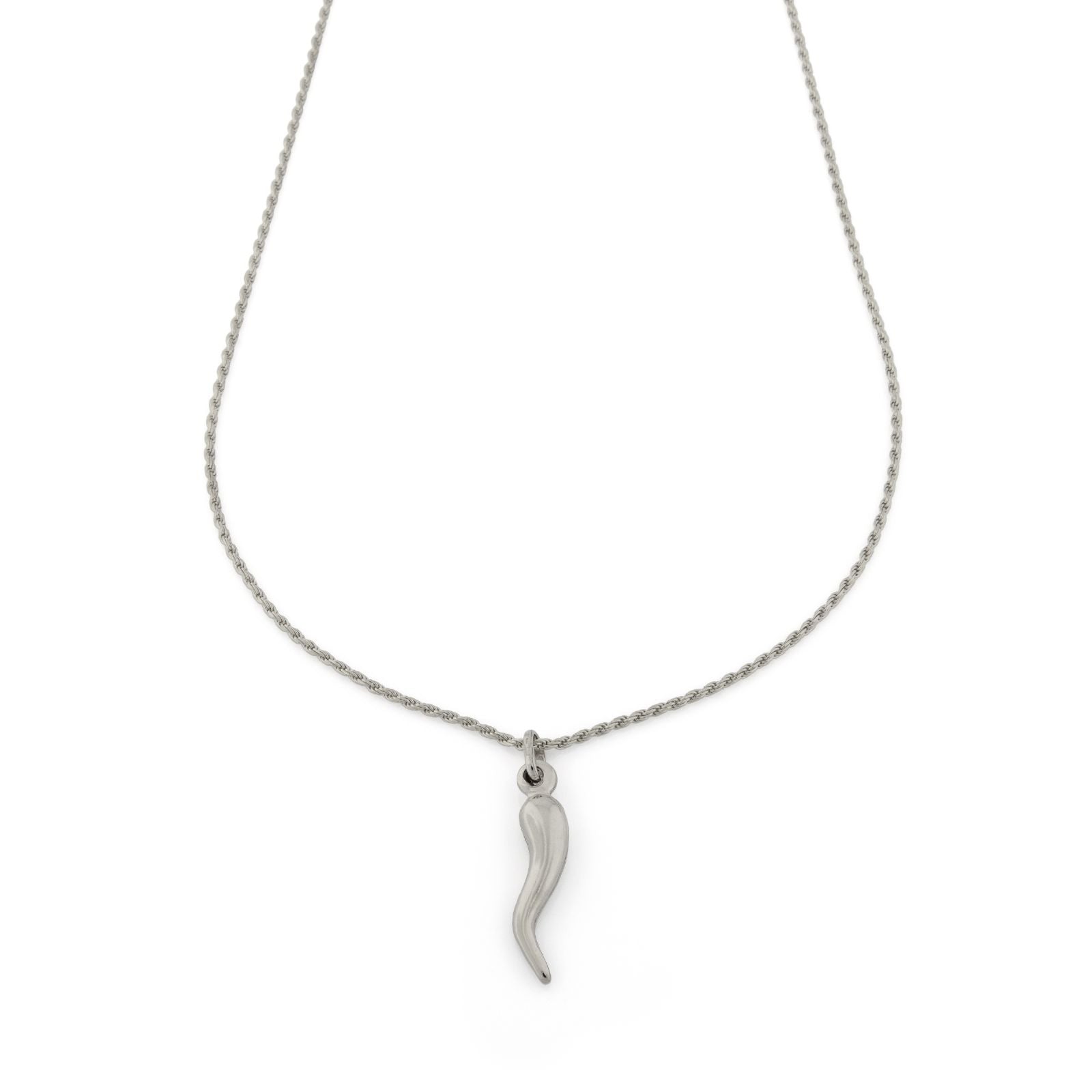 Collanina Corno Portafortuna Vivian - Collanina Donna Argento 925