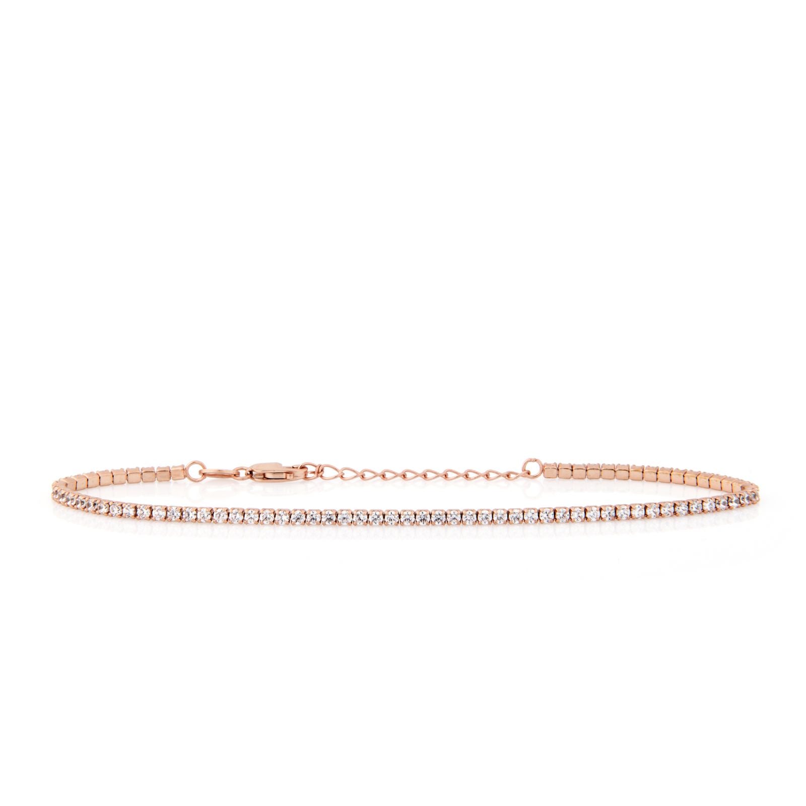 Braccialetto Tennis Elide - Bracciale Donna Placcato Oro Rosa