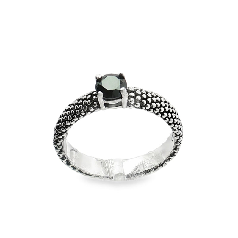 Anello Puntinato Joy con Zircone - Anello Donna Argento 925