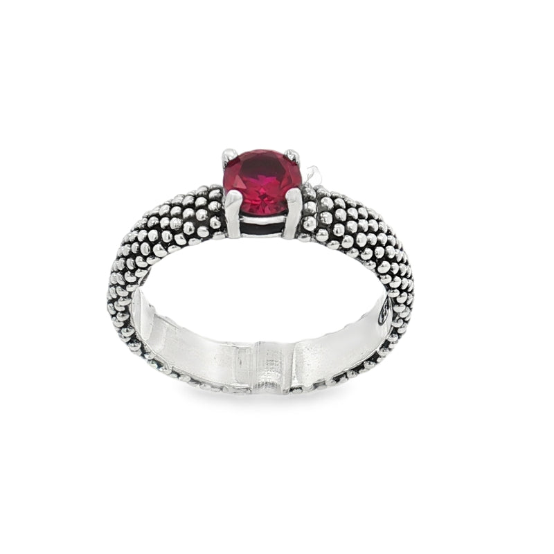 Anello Puntinato Joy con Zircone - Anello Donna Argento 925