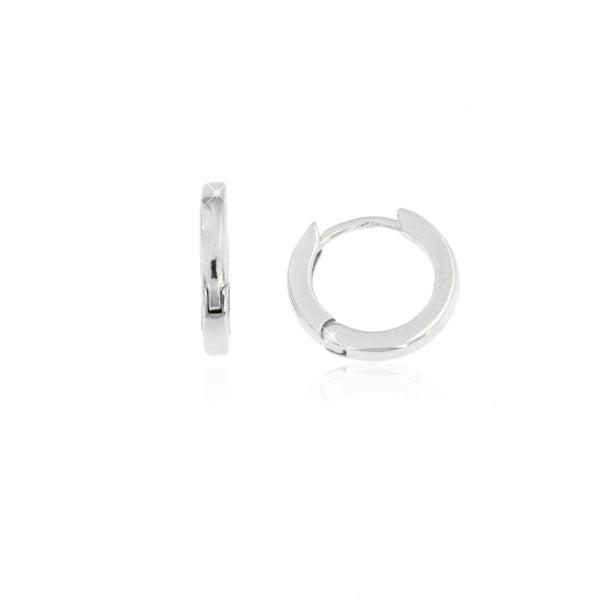 Orecchini Huggie A Cerchio Sottile In Argento Sterling 925 Dal Design