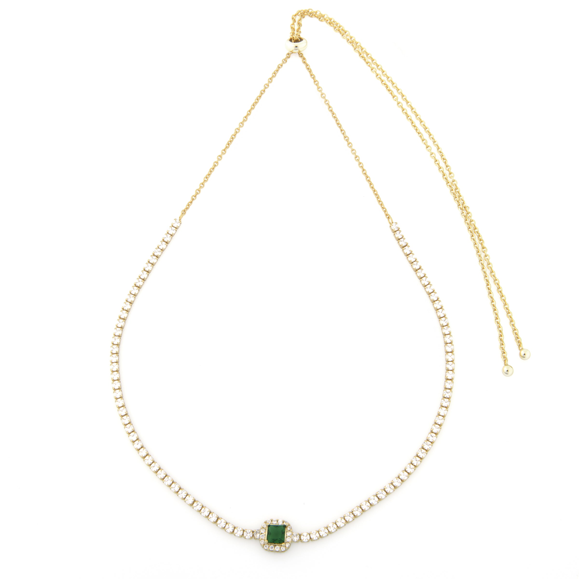 Collana Tennis Kora - Collana Donna Oro Placcato 18K