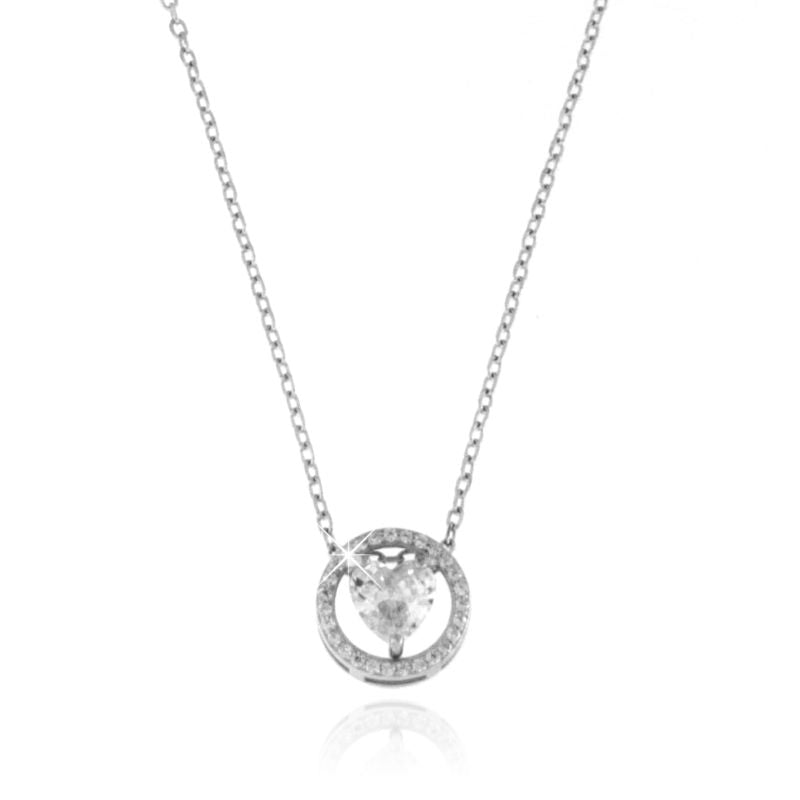 Collana Cuore Grace - Collana Donna Argento 925