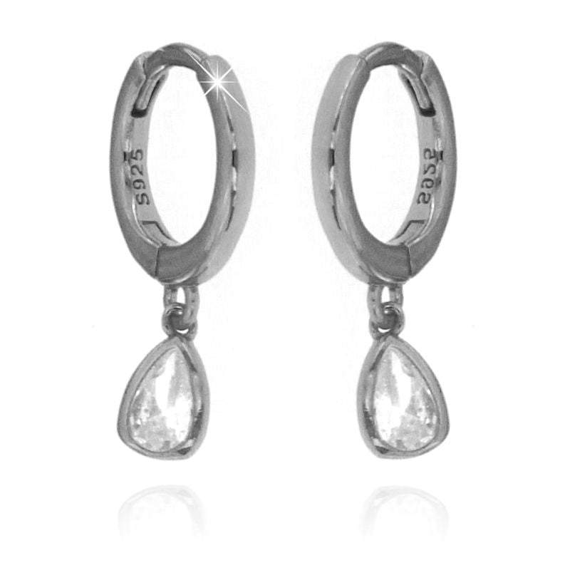 Orecchini con Pendente Goccia  - Orecchini Donna Argento 925