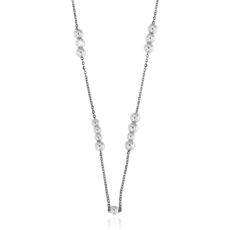 Collana Perle Alternate Keira - Collana Donna Argento 925