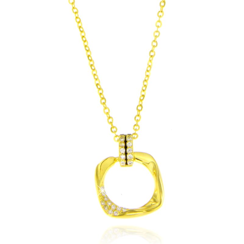 Collana Pendente Quadrato - Collana Donna Argento 925