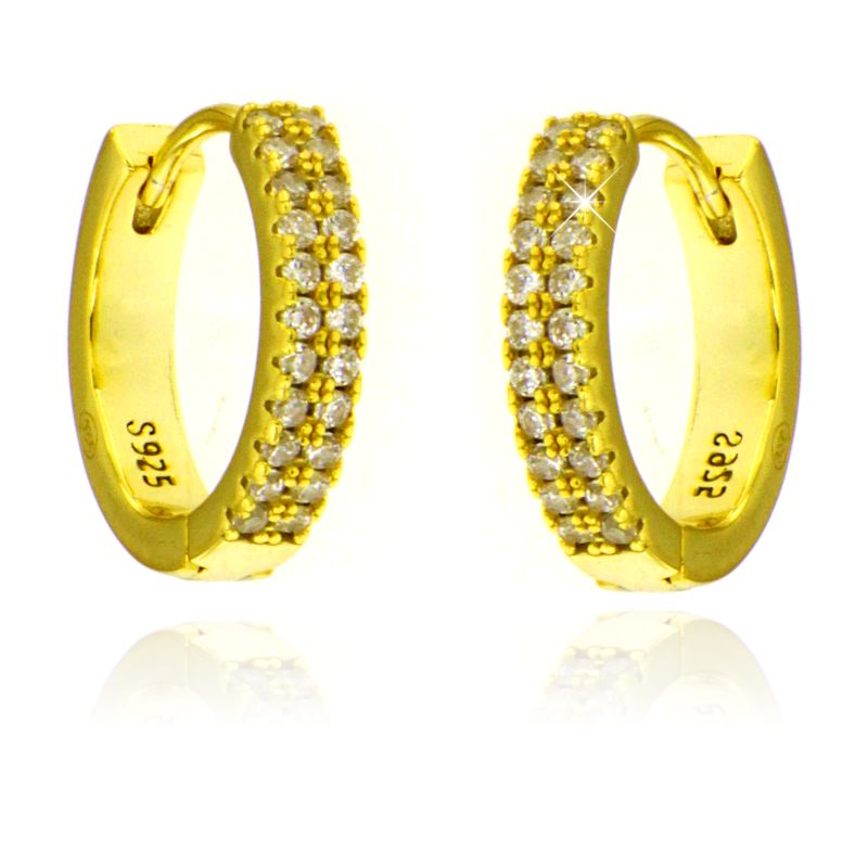 Orecchini a cerchio Ember- Orecchini Donna Argento 925