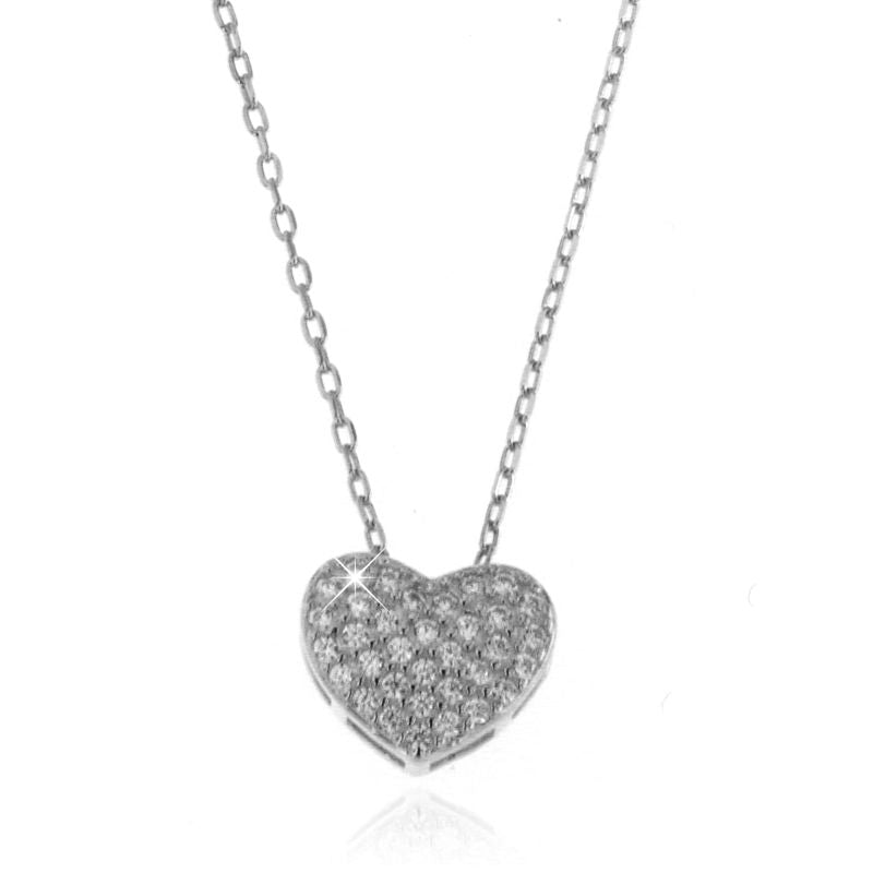 Collana Cuore Evania  - Collana Donna Argento 925