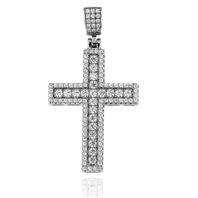 Collana Perle e croce Adelaide - Collanina Donna Argento 925