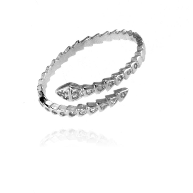 Anello Serpente Sibilum - Anello Donna Argento 925