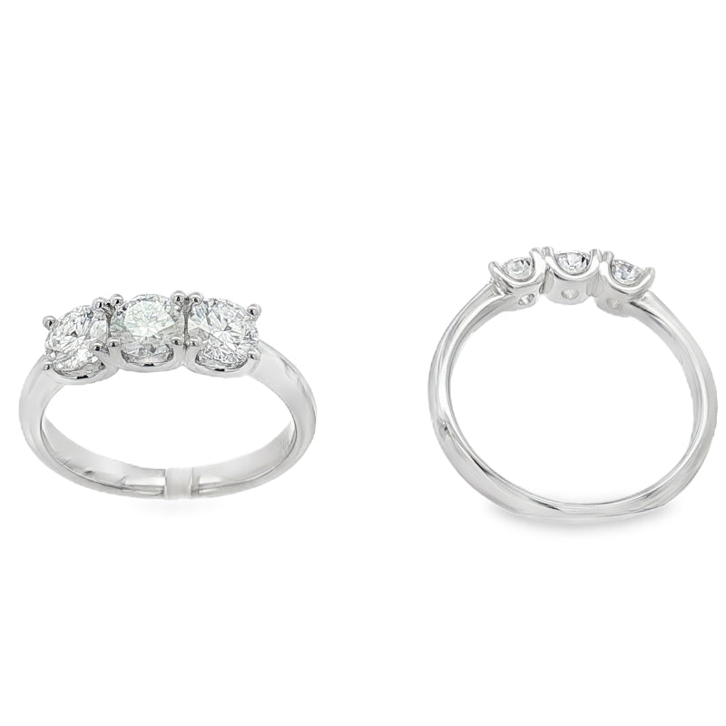 Anello Moissanite - Anello Donna Argento 925