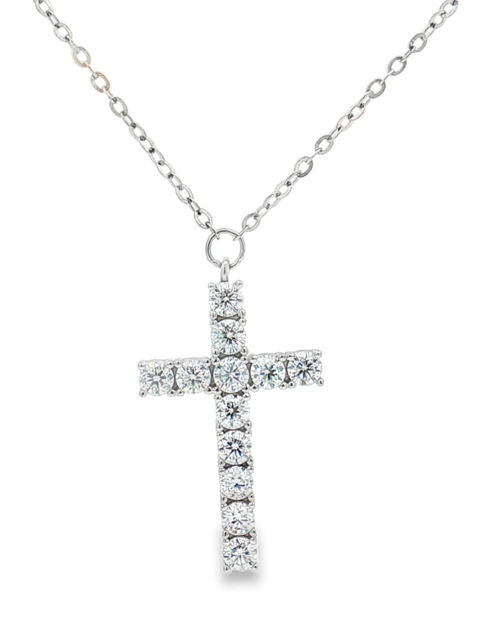 Collanina Ibisco Di Luna Moissanite