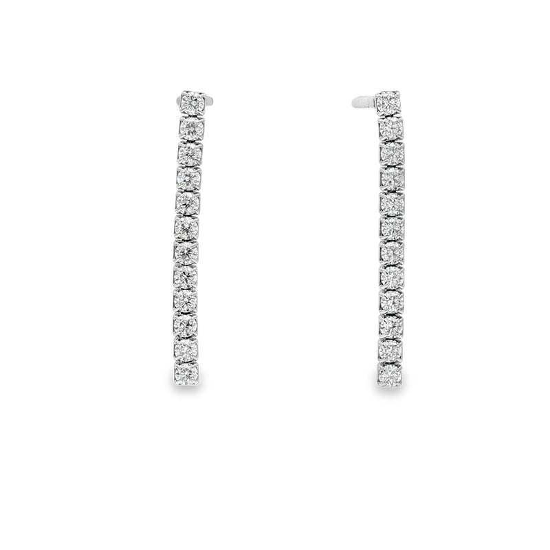 Orecchini Tennis Moissanite