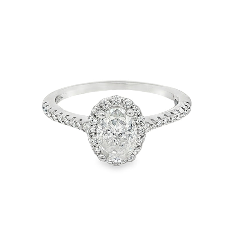 Anello Elie – Solitario Moissanite 6*3 mm 4 Griffe | Argento 925