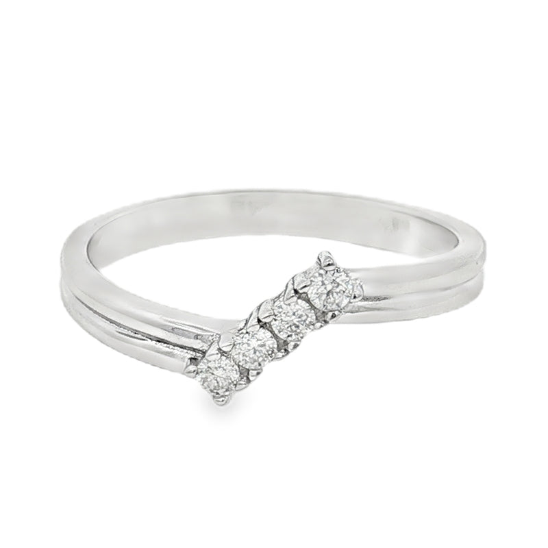 Anello Esmee– Anello bar ring Moissanite | Argento 925