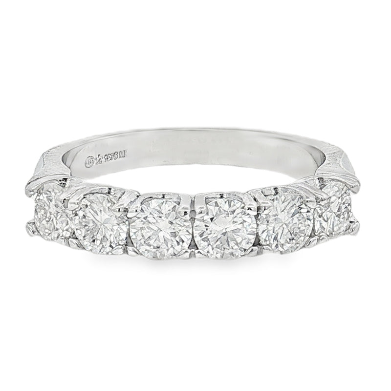 Anello Soveli – Anello Moissanite Riviera 6 Pietre 4 mm | Argento 925