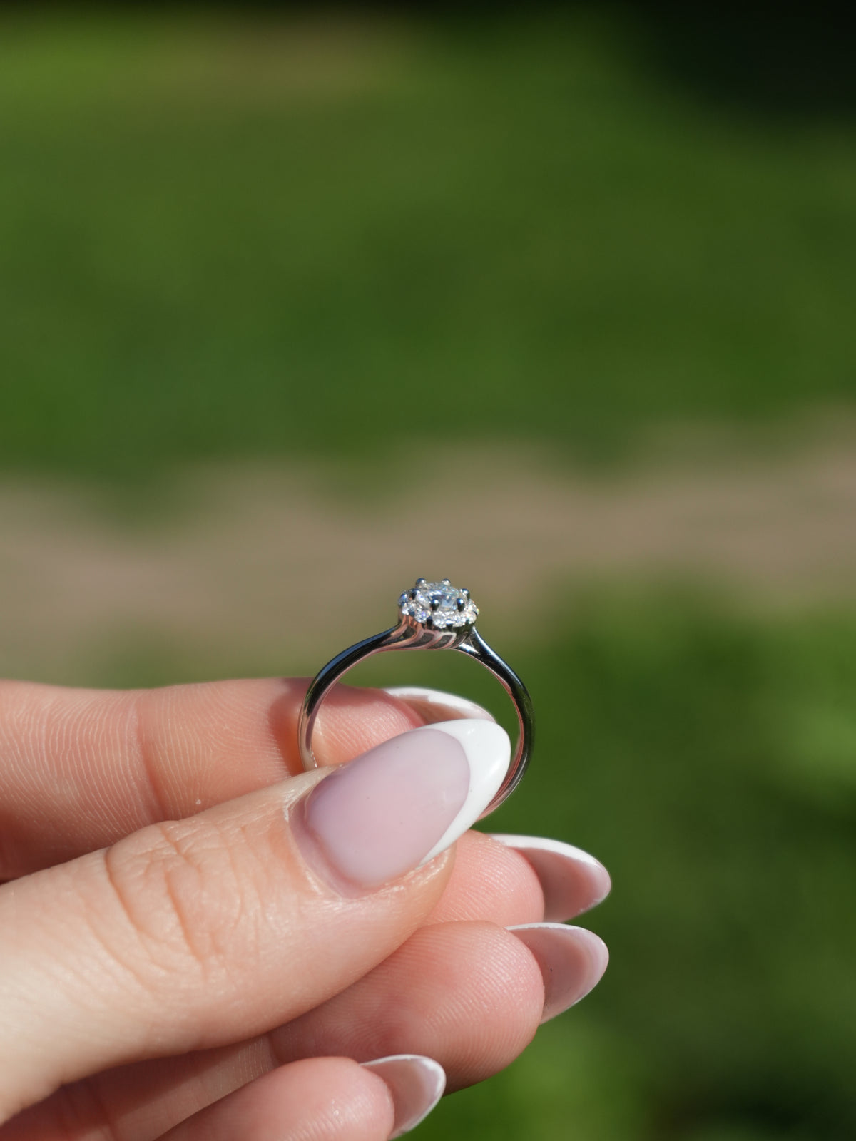 Anello Maelys – Solitario Moissanite 4 mm 6 Griffe | Argento 925