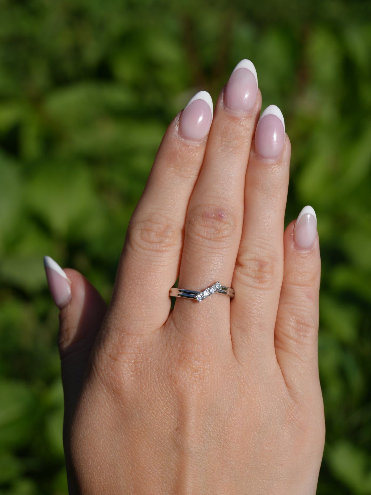 Anello Esmee– Anello bar ring Moissanite | Argento 925