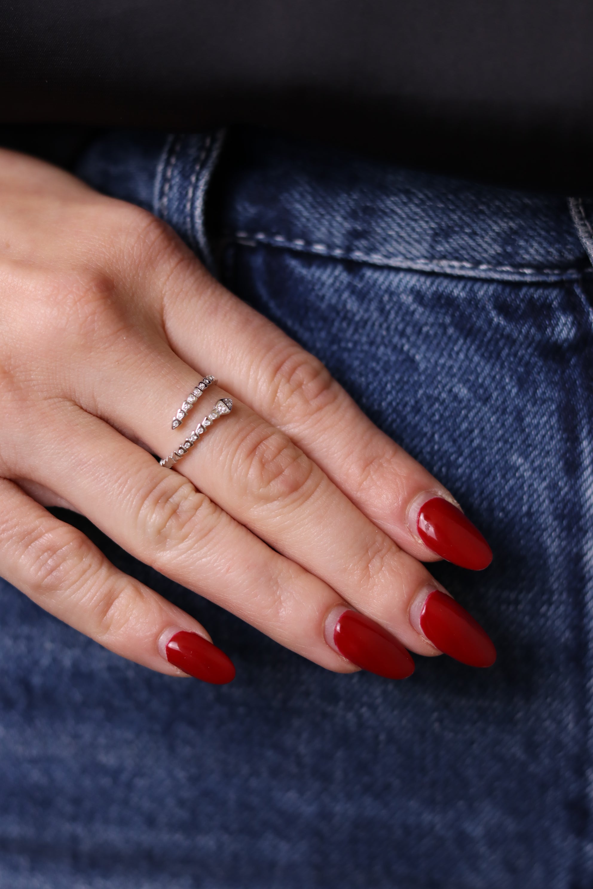 Anello Serpente Sibilum - Anello Donna Argento 925