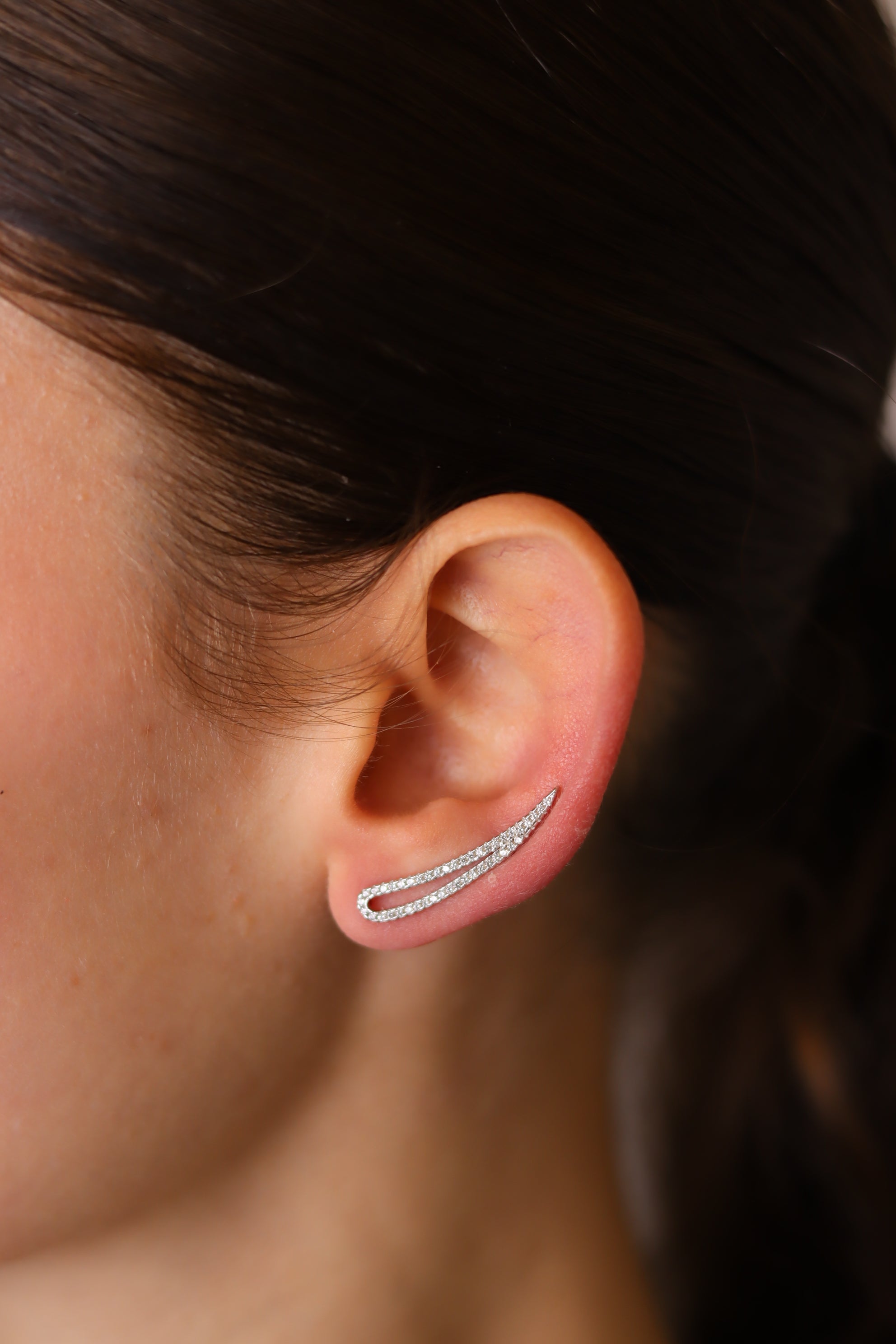 Ear Cuff Argén- Ear Cuff Donna Argento 925